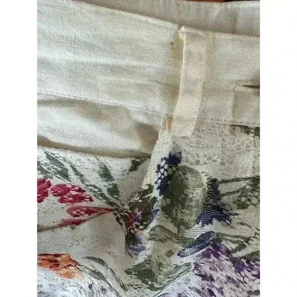 VINTAGE Sandro Collections FL Lace Floral Suit 80s 90s - Picture 8 of 12